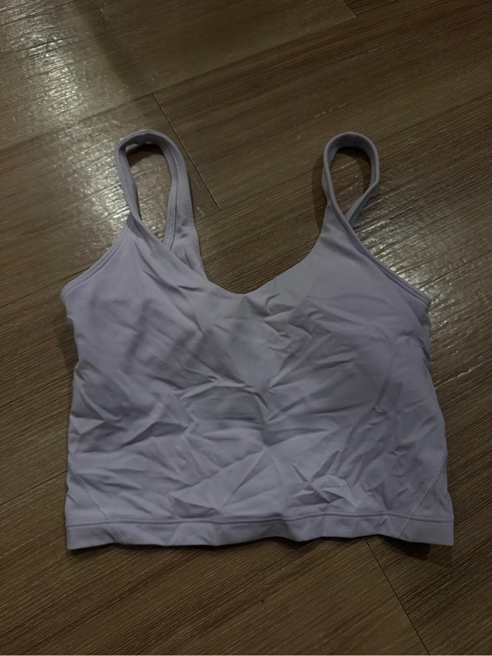 lululemon athletica Lavender Seamless padded Tank Top